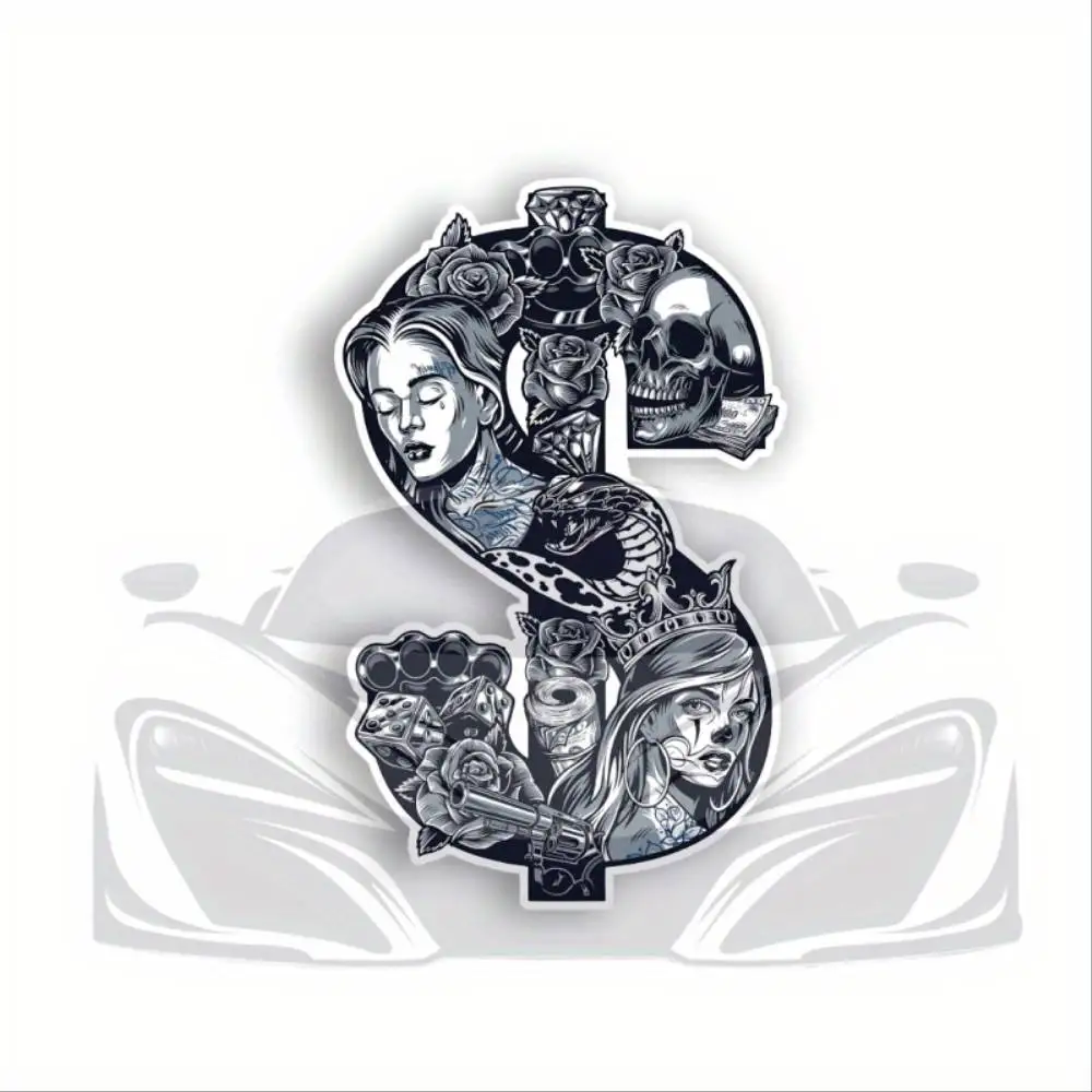 Chicano Symbol Multi Purpose Waterproof Vinyl Decals For Cars Trucks Laptops Waterproof Stickers For Decorating Car Windows Moto
