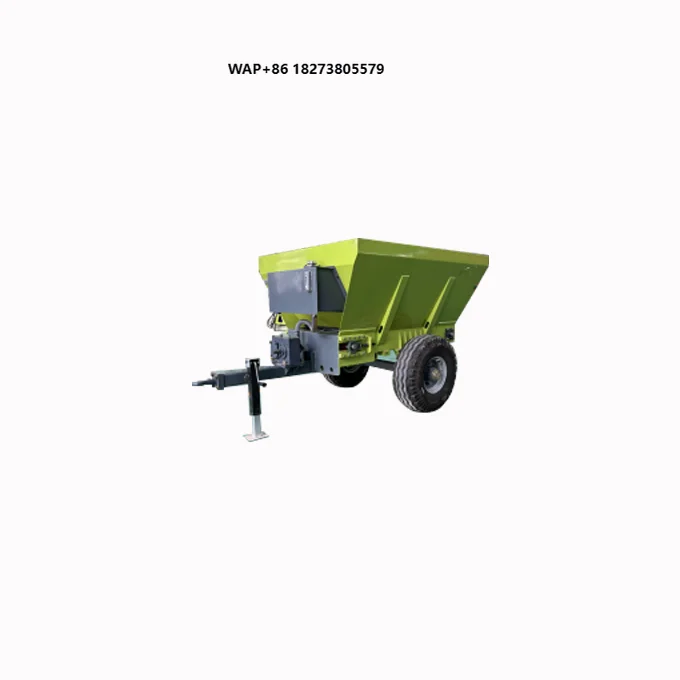 1-Cubic Meter Tractor-Adaptable Fertilizer Spreader Towed Agricultural Machinery Spreading Tool for Efficient Farming