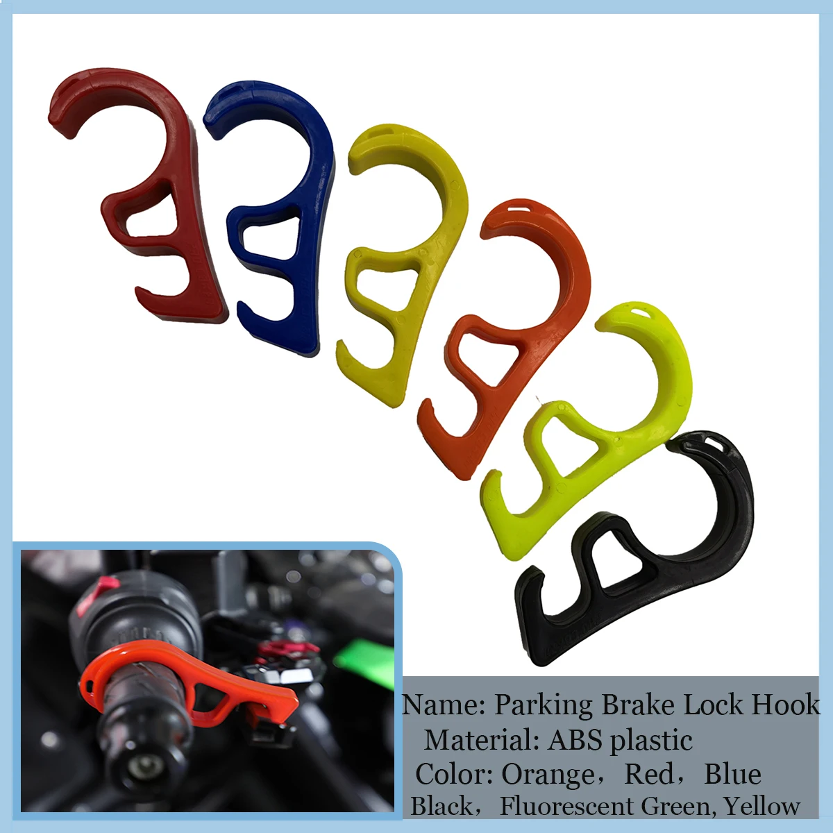 

Motorcycle Universal Brake Hook Parking Safety Lock Bicycle Ramp Parking Lock For Honda KTM Yamaha Kasawaki Husqvarna Suzuki