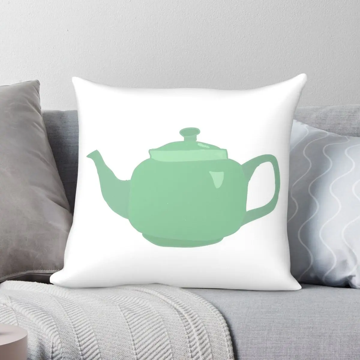 Teapot The Finer Things Club Square Pillowcase Polyester Linen Velvet Printed Zip Decor Throw Pillow Case Sofa Cushion Case