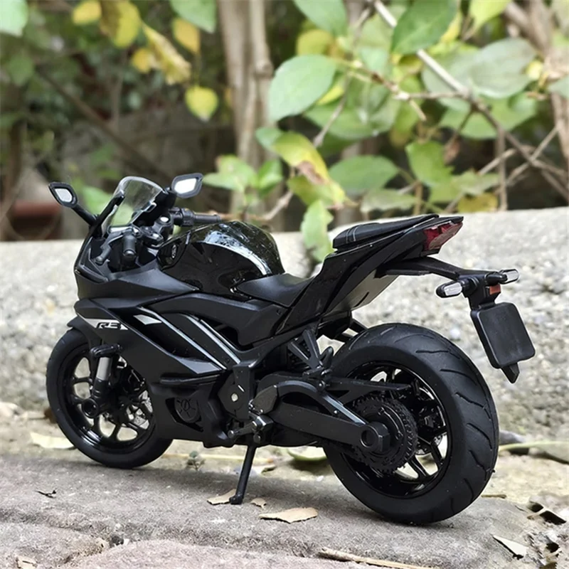 

1:12 Yamaha YZF-R3 R3 из сплава, уличная спортивная модель мотоцикла, литая под давлением металлическая модель гоночного мотоцикла, звуковой свет, детская игрушка в подарок