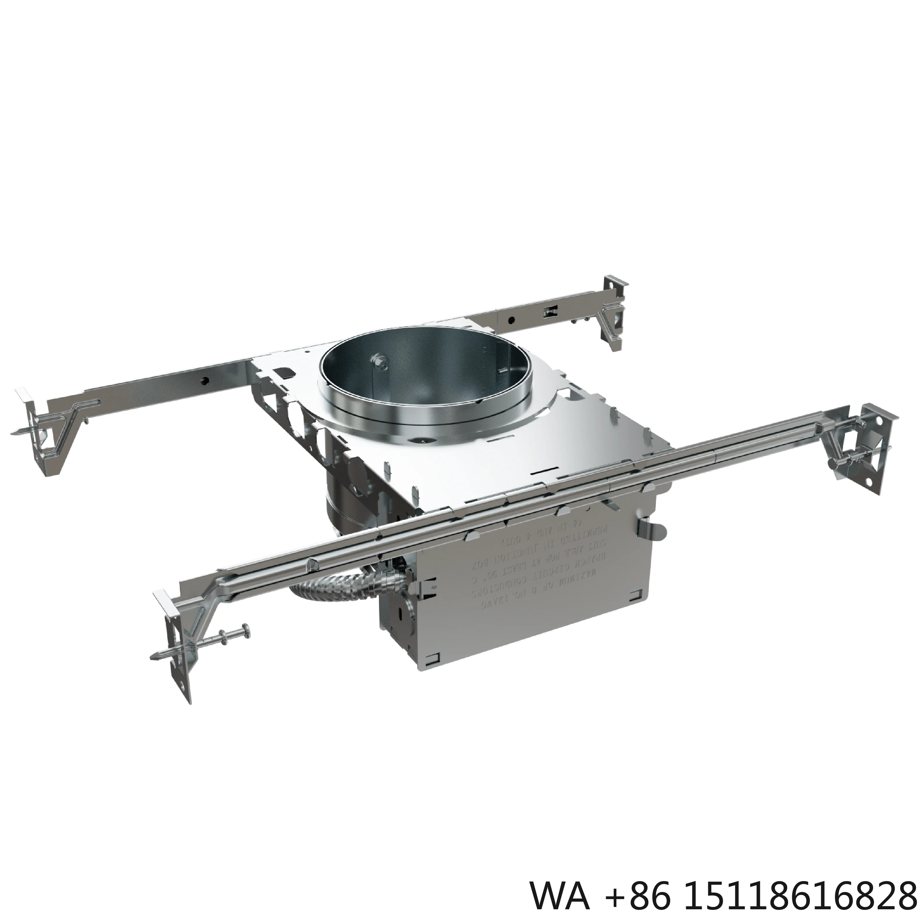 4Inch Indoor Decoration Round LED Fire Rated Downlight Housing Combination Recessed Mounted Fireproof Downlight for Commercial