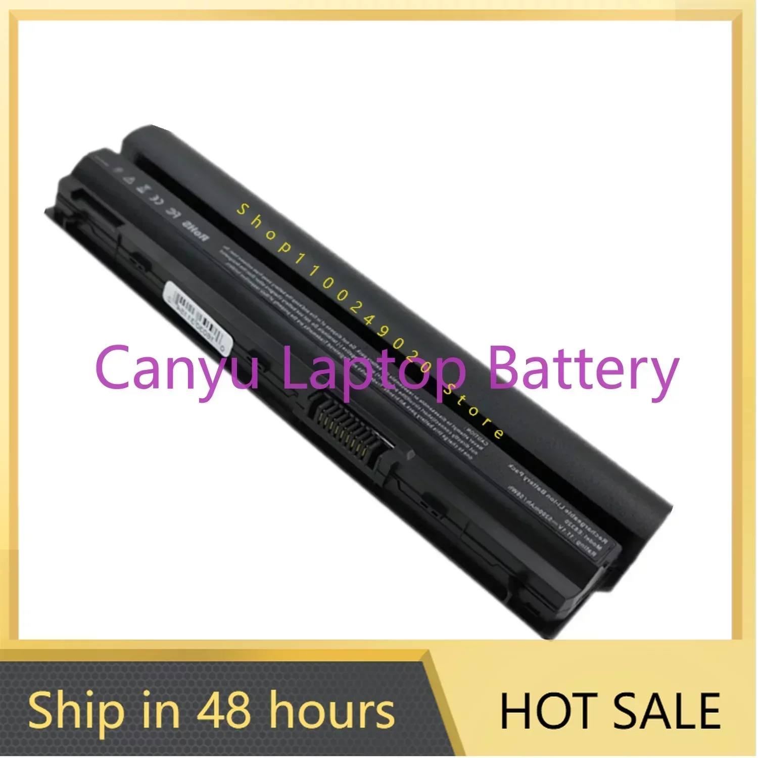 2024 For  E6230 E6220 E6330 E6430s E6320 E612 09k6p 0f7w7v  Laptop battery