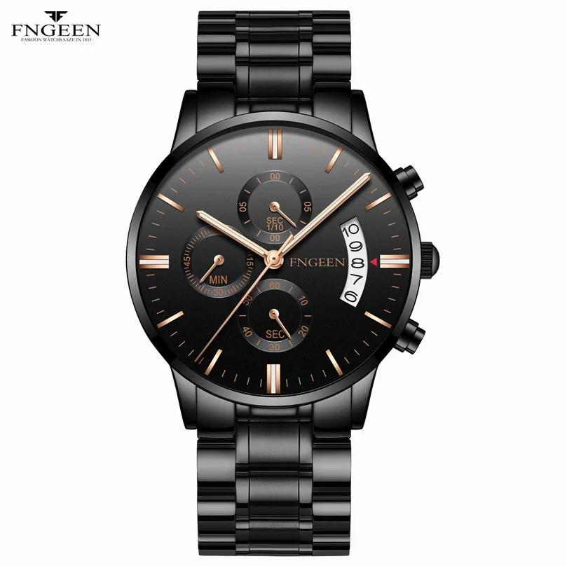 2024 NEW Business Watch Men\'s Sports Quartz Watch Waterproof Fashion Trend Luminous Calendar Watch Relogio Masculino