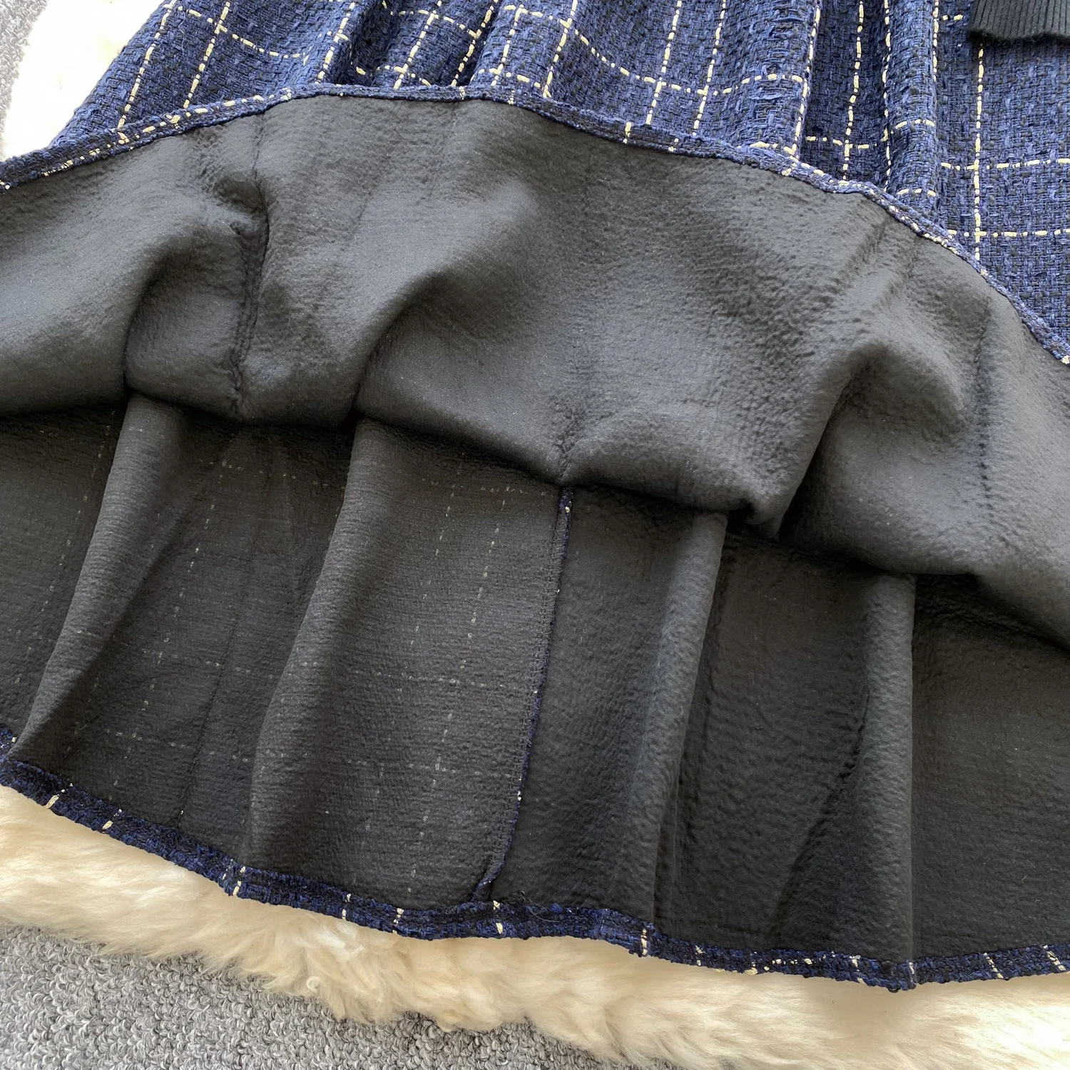 시크 빈티지 긴팔 니트 새시 버튼 슬림 한국 패션 보헤미안 선드레스 여성 의류 드레스 투피스 세트