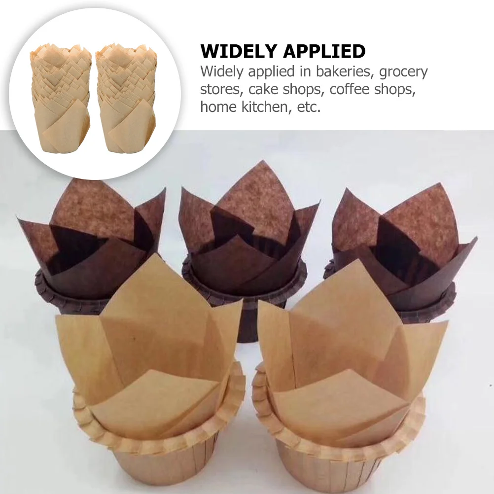 200 قطعة من بطانات ورق الكيك مقاومة للحرارة والزيت وحوامل كب كيك للاستعمال مرة واحدة وبطانات كب كيك للخبز لحفلات الزفاف وأعياد الميلاد #6