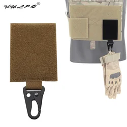 VULPO Tactical Vest Hook Loop Buckle Multifunctional Hook Glove Keys Small Tool Hook Loop Buckle Outdoor Equipment Accessories