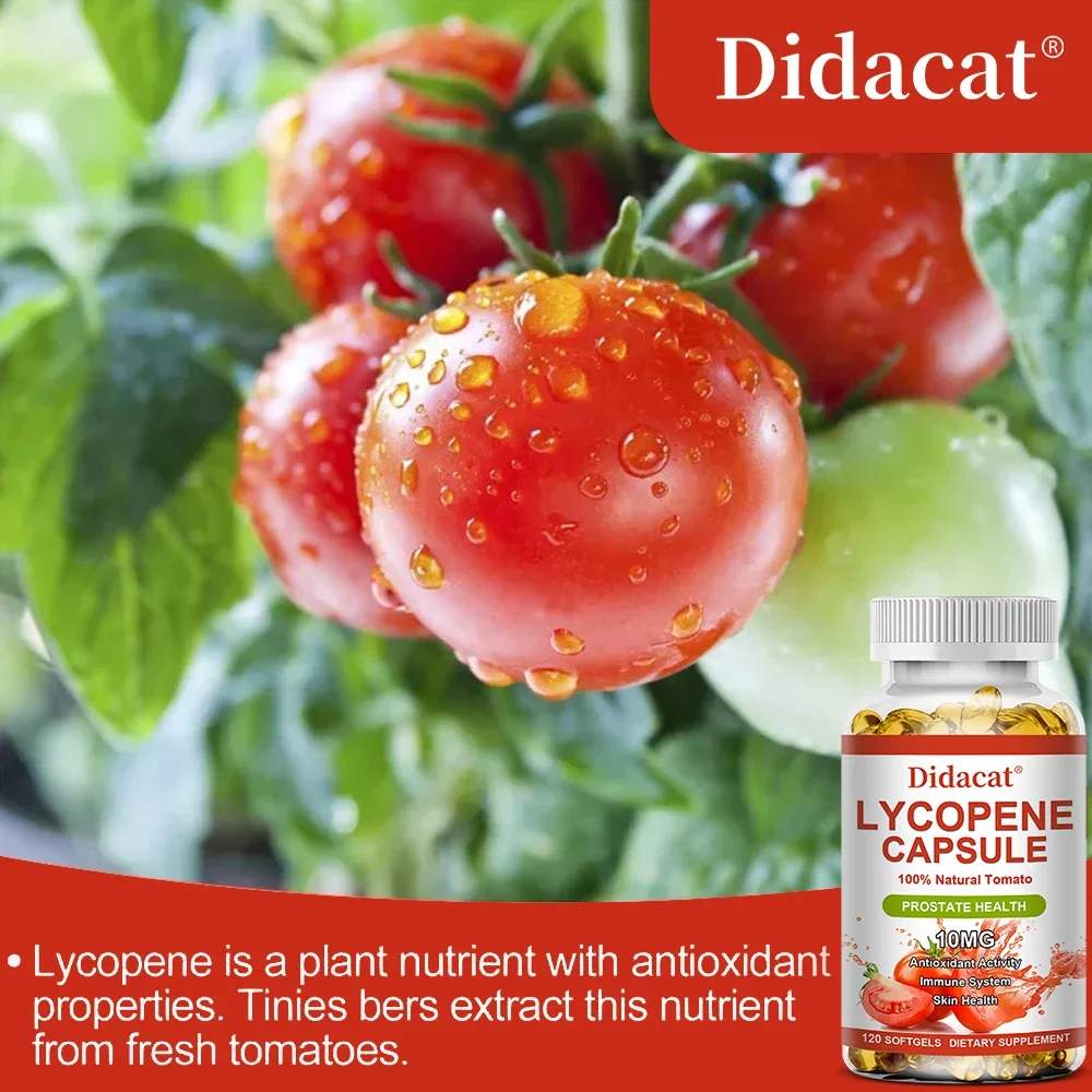 Lycopene Capsules for Systemic and Male Immune Health, Urinary and Prostate Health