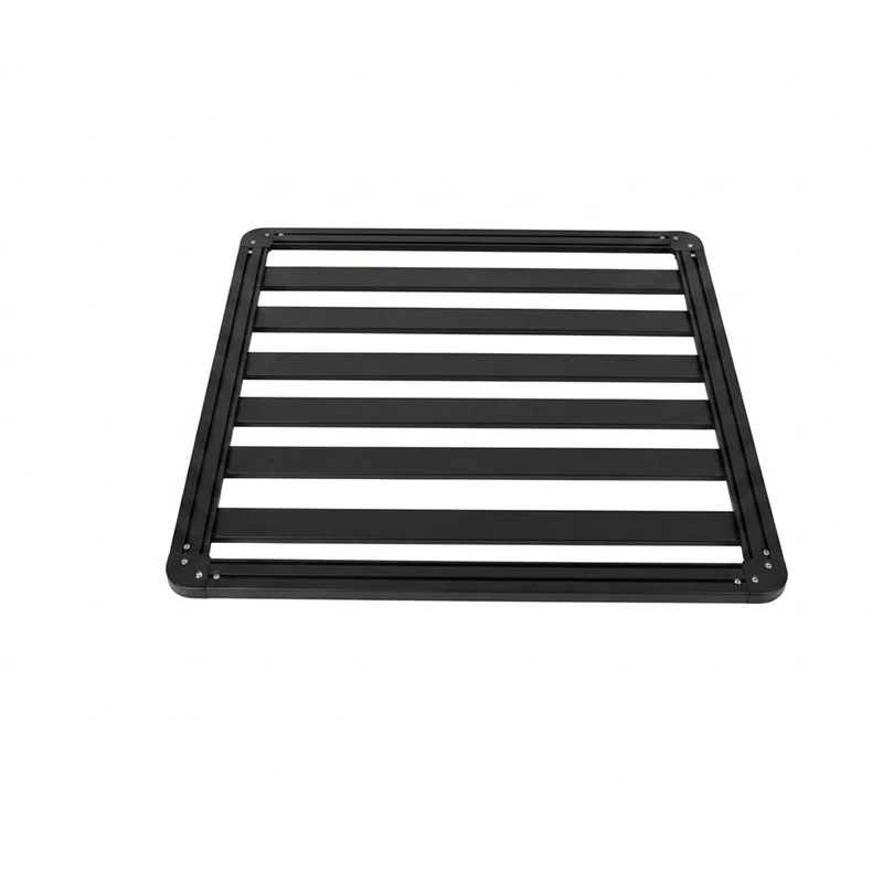 High Quality Waterproof Manual‑fold Aluminum Roof Platform Carrier Rack, Universal Automobile Exterior Storage Accessory
