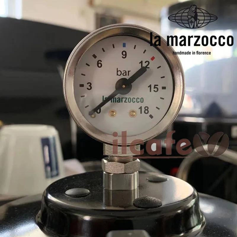 GS3 MP manual coffee machine extraction pressure gauge