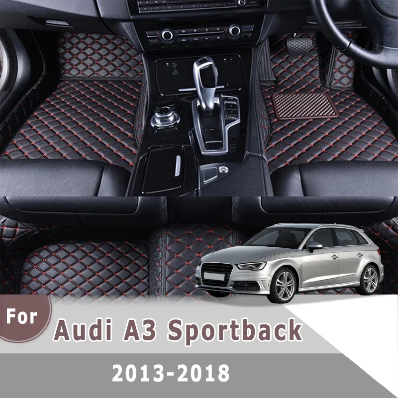 

Ковры RHD для Audi A3 Sportback 2018 2017 2016 2015 2014 2013, автомобильные коврики, автоинтерьер, Стайлинг, детали, подушечки для ног, коврики, чехол