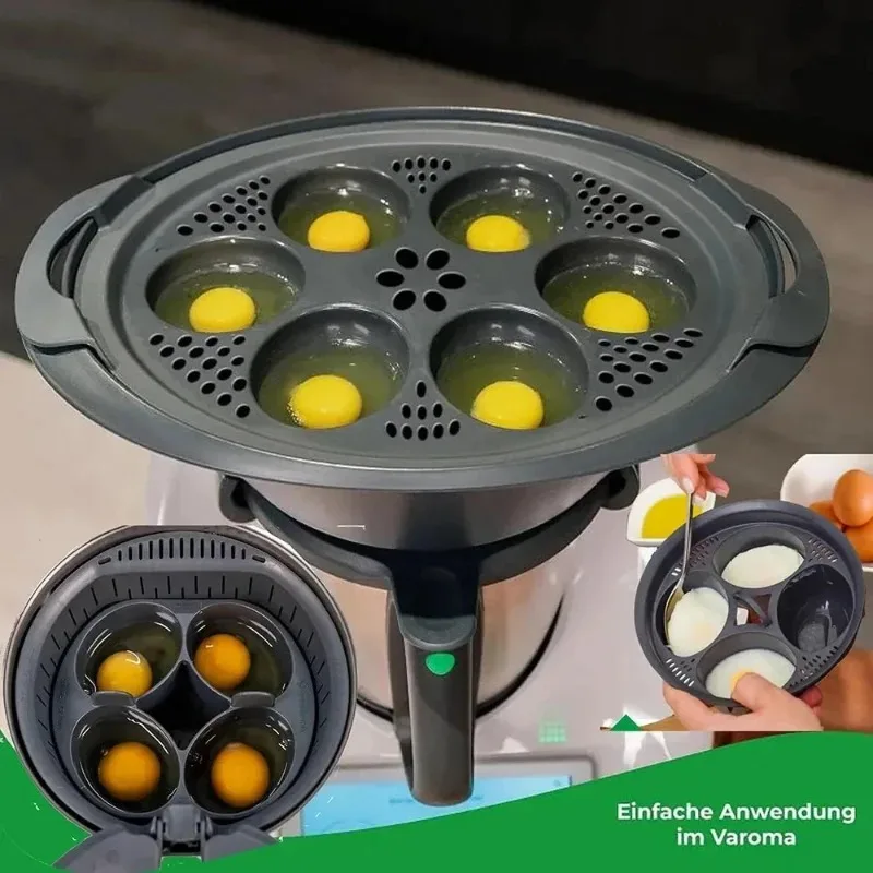 Egg Tool 4 in 1 Pastry Steam Mold Boiler Cake Pan Oven Baking Mould Basket For TM5 TM6 Kitchen Cooking Accessories