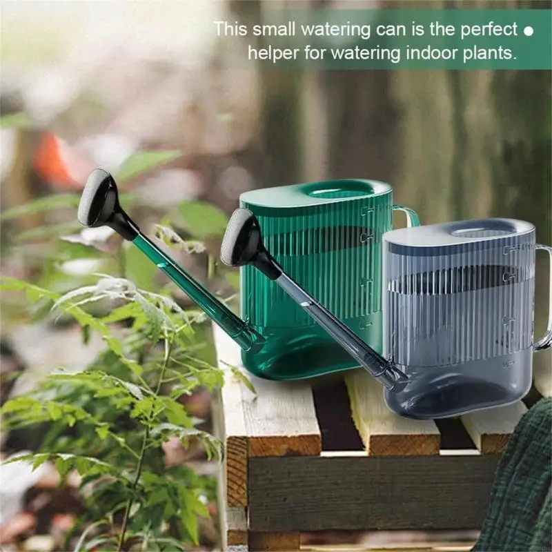H8WB 1.8L Plastic Watering Can Garden Watering Can Watering Flower Watering Can