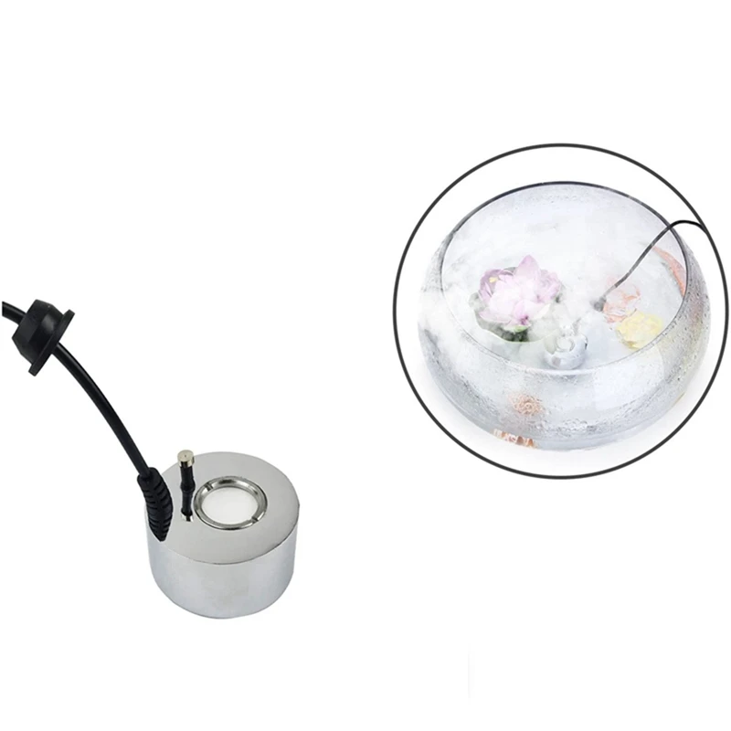 مرطب هواء بالموجات فوق الصوتية مع بخاخ ، صانع ضباب ، مبيد ، بخاخ ، ينبوع مياه ، ضباب بركة ، قابس أوروبي ، 3 روض