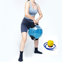 Body Building Aqua Bags for GYM Studio Fitness Water Filled Weightlifting Sandbags 15kg Spherical Bull Horn Sports bags