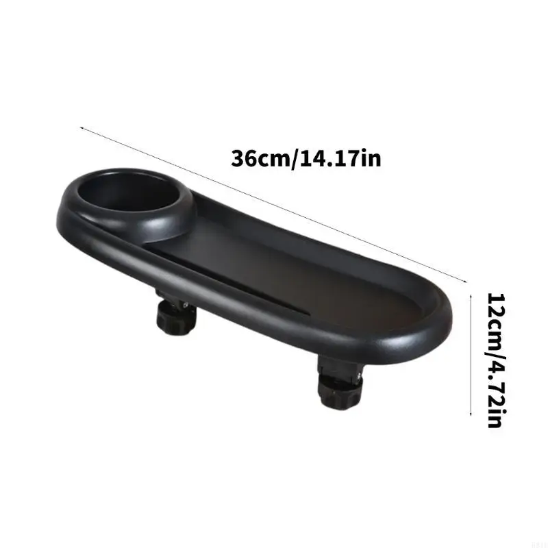 

581F Infant Strollers Accessory Tray Plate Adjustable Holder Clamp for Playkids Maruya Armrest Equipped Strollers