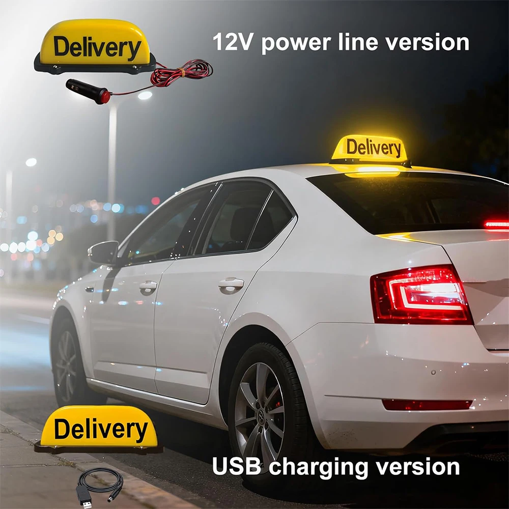 

Желтый перезаряжаемый светодиодный фонарь-указатель для автомобиля с магнитным основанием, герметичный, водонепроницаемый