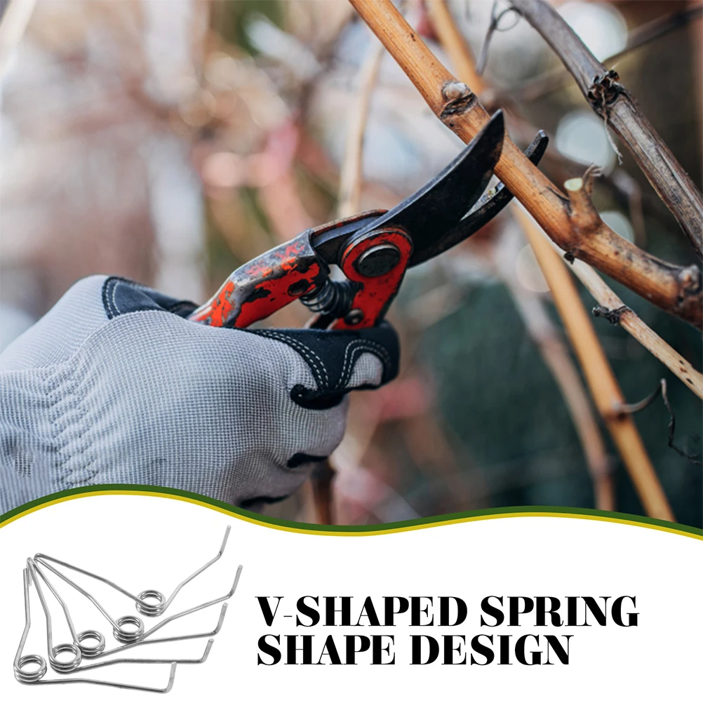 

12pcs V-Shaped Pruning Shears Replacement Garden Pruner Stronger Steel Spring For Hand Pruners Trimming Tool Gardening Shears