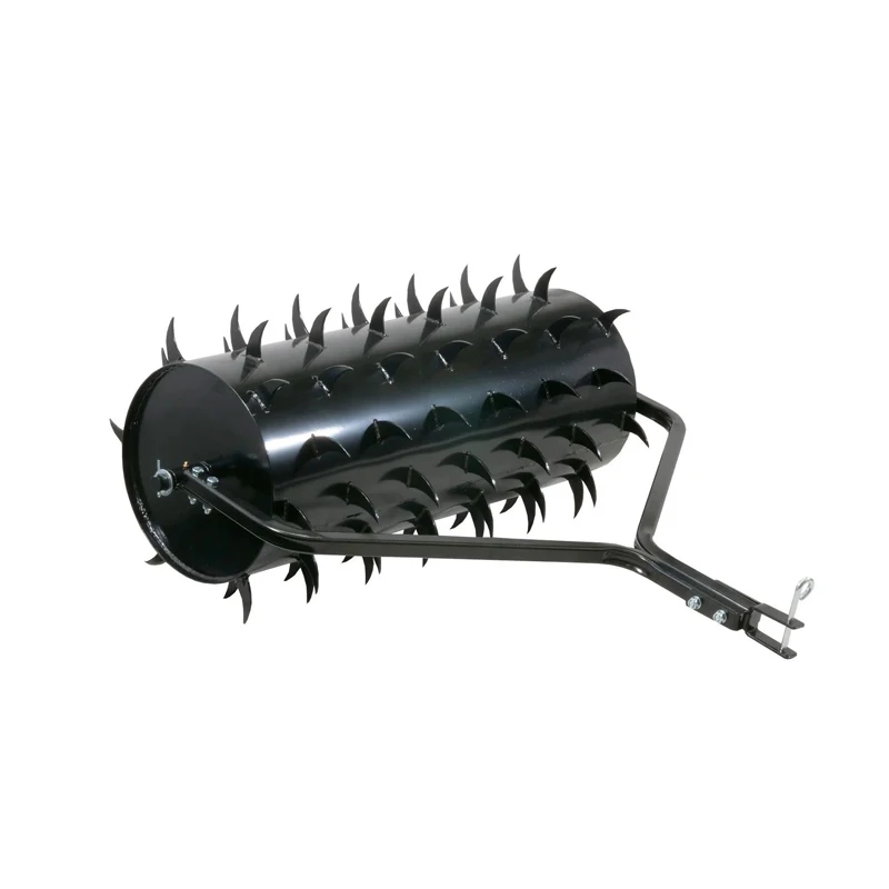 

48 Inch Wide Drum Spike Aerator With Pin Style Hitch And Lawn Roller Construction For Lawn ATV Spike Aerator