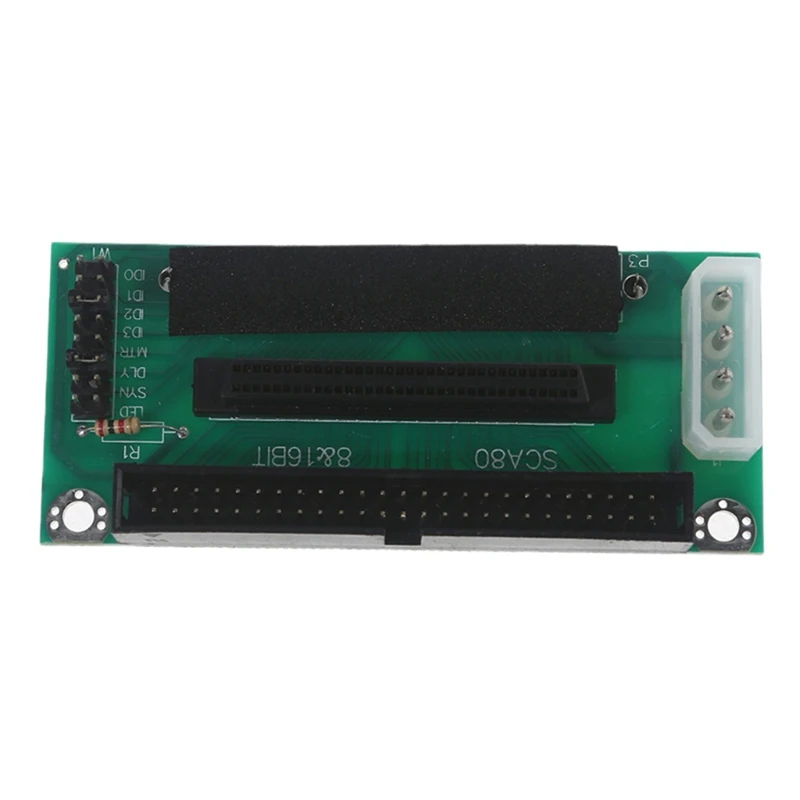 Placa adaptadora SCSI de 80 pinos, para 68 pinos para 50 pinos, transmissão de dados para mini PC