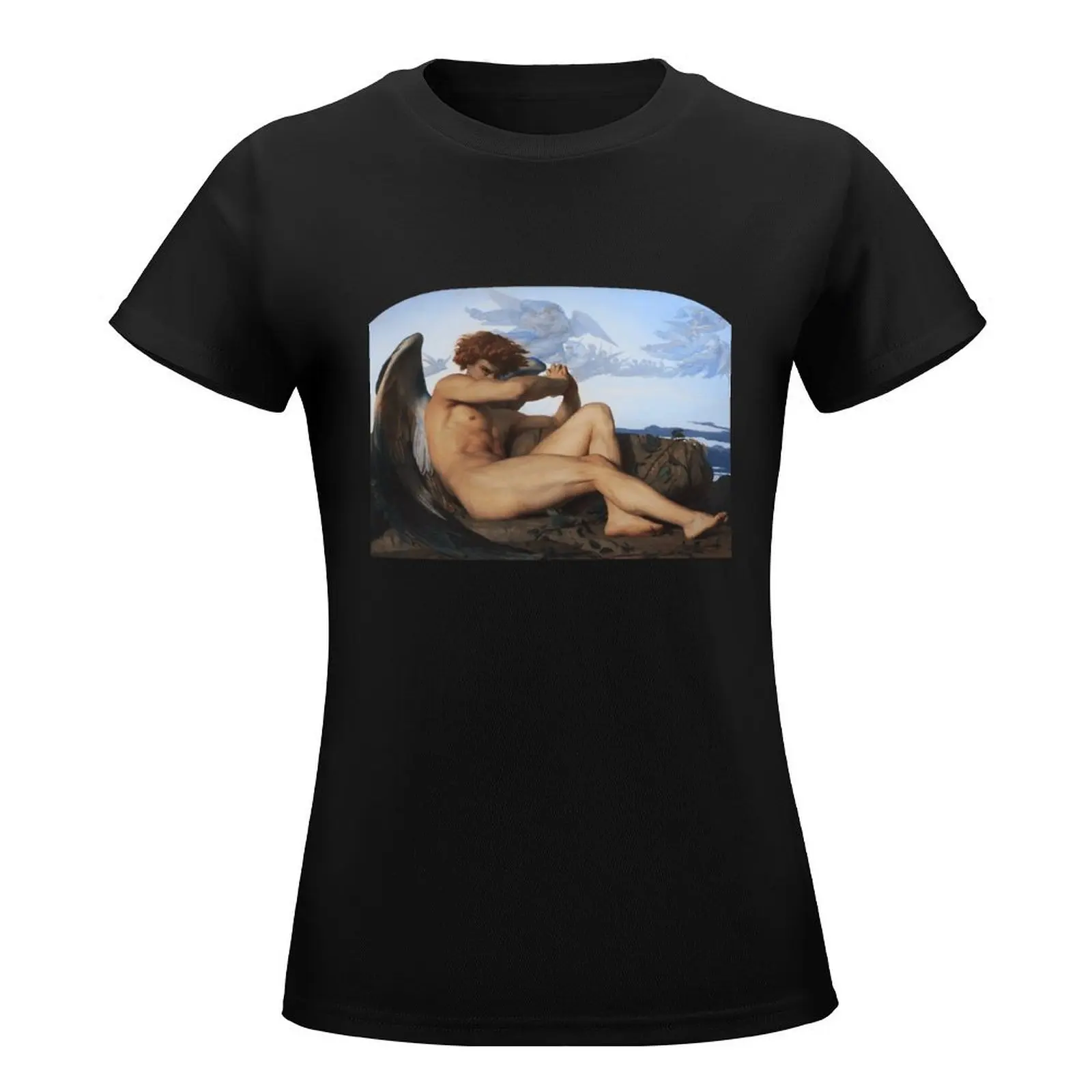 the fallen angel T-Shirt plain animal print customs design your own plus sizes workout t shirts for Women