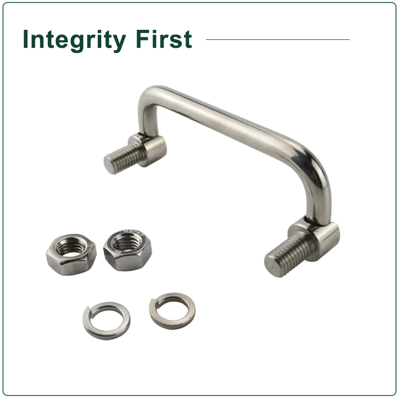 مقبض حركة قابل للطي 90 درجة من الفولاذ المقاوم للصدأ للآلات الصناعية المعدات الكهربائية أبواب الخزانة ملحقات الأجهزة