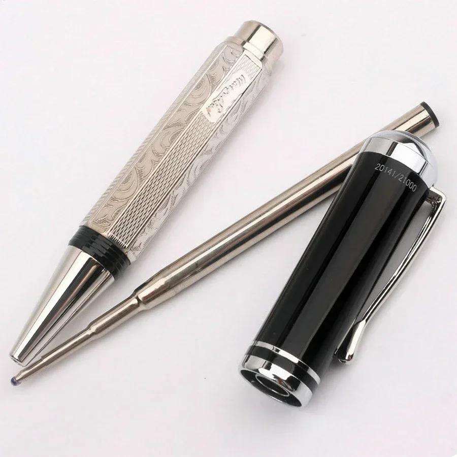 أعلى جودة MB رولربال حبر جاف الكاتب مارسيل بروست كلاسيك نمط نحت أقلام حبر الكتابة مكتب المدرسة جديد