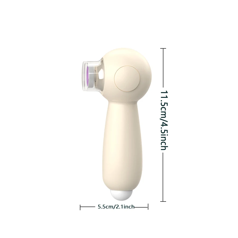 Lucidatore elettrico per unghie 6 teste per levigare le unghie con due velocità di assistenza per l'illuminazione della forbice per lucidare le unghie