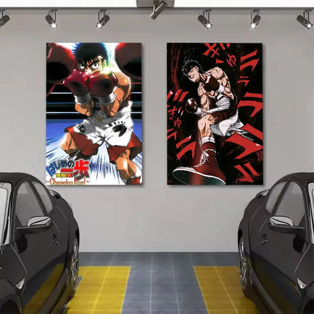 H-Hajime no Ippo Poster Home Wall Art Garage Room DecorWater Proof Paper Print Room Decor Stickers Art Wall Decoration Room