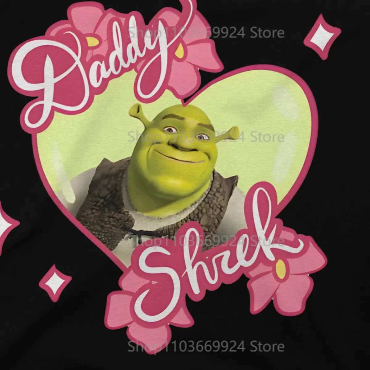 Father Shrek Cartoon Movie T Shirt Punk O-Neck TShirt Polyester Clothing