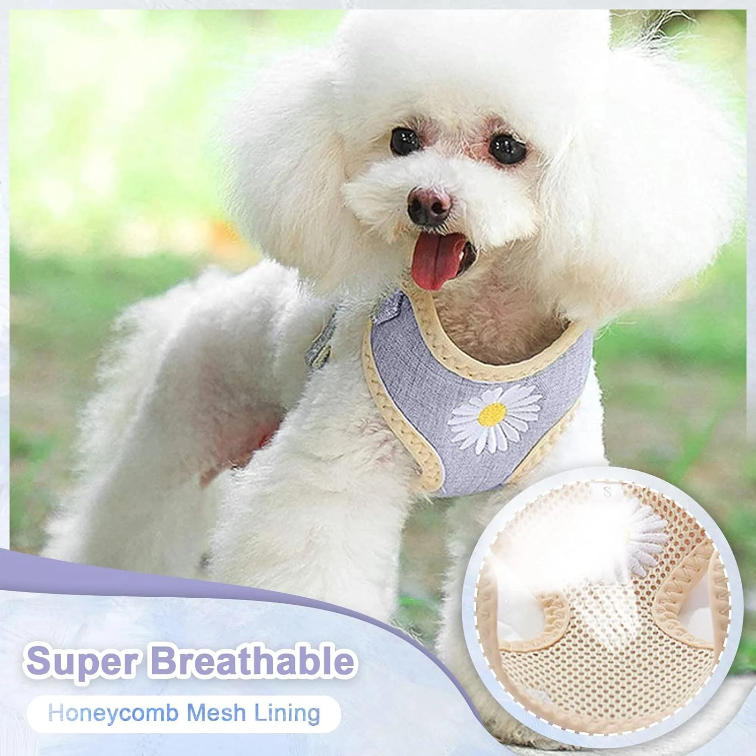 Stay cool and stylish in this comfortable and lightweight chihuahua vest set featuring a beautiful floral pattern. Perfect for s