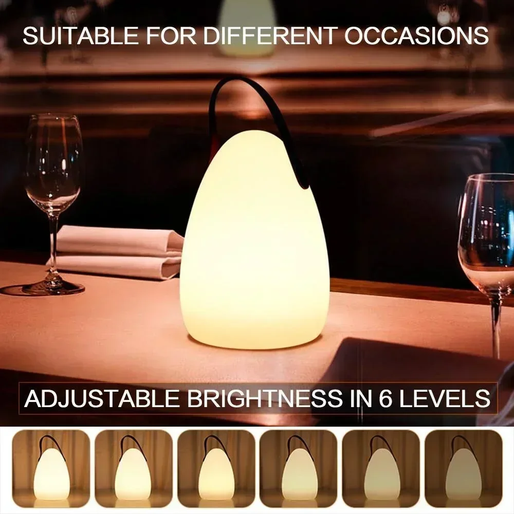 Portable 16 Color USB LED Night Light Waterproof Camping Lantern Outdoor Patio Tent Indoor Decor