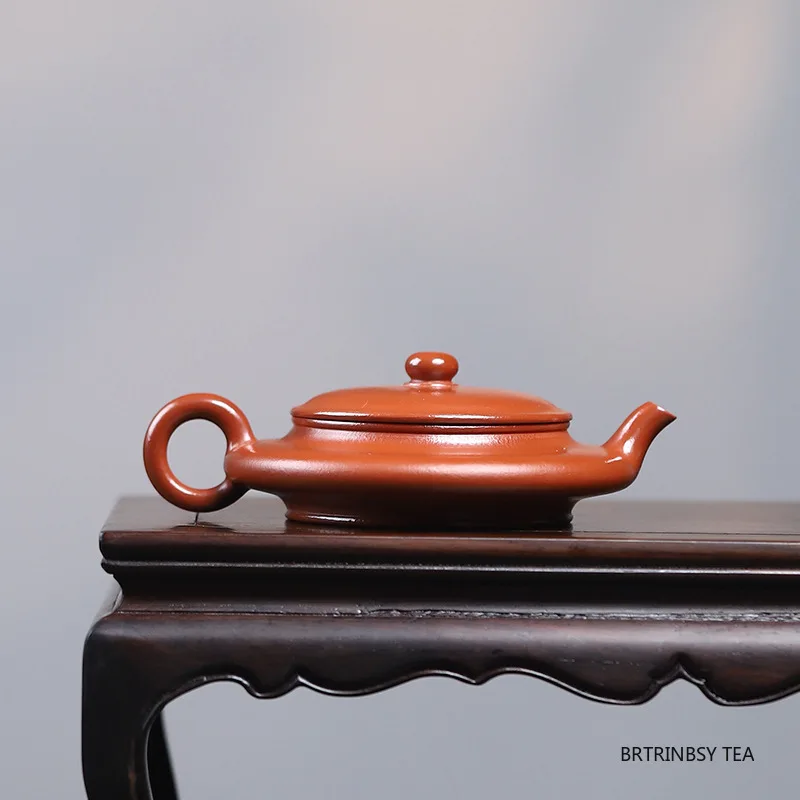 Chinese Yixing Purple Clay Teapots Handmade Small Capacity Kettle Household Raw Ore Zhu Mud Tea Pot Tradition Zisha Tea Set 65ml
