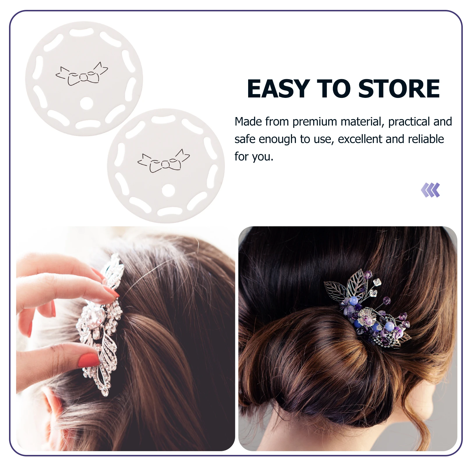 

Butterfly Clip Display Cards Durable Paper Material Pre-Cut Holes For Hair Bows Hair Barrettes Display Holder Paper