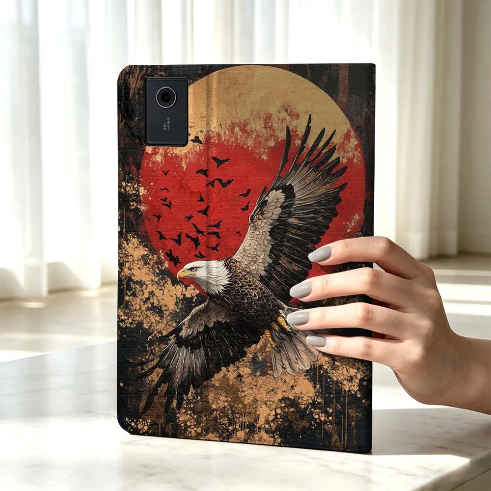 Animal Eagle Beak Pattern For Xiaomi Poco Redmi Pad 8 2 4 C1 6 6S 7 7S SE 9.7 14 11 11.2 Inch Pen Tray Tablet Case Fashion