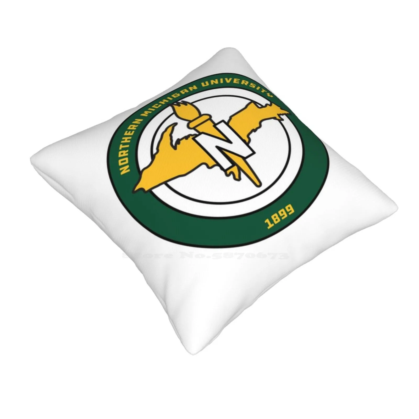 Northern University / Nmu Emblem Pillows Case Bedroom Home Decoration Northern University College Nmu Upper Peninsula Yooper