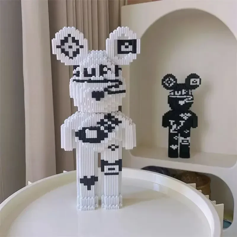 Violent Bear Building Blocks Adult High Difficulty Assembling Toys Gifts for Boys and Girls