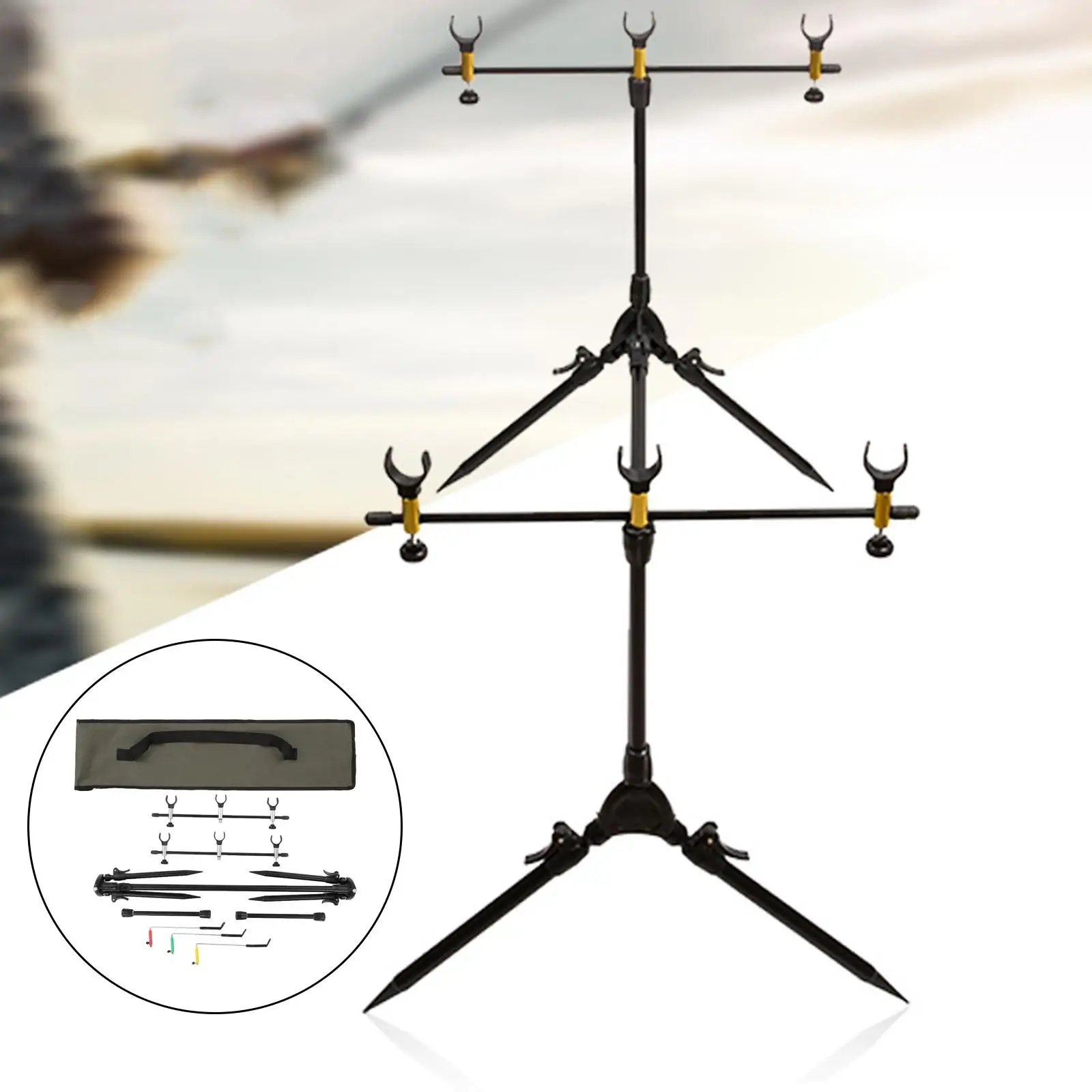 

Регулируемый кронштейн для удочки, подставка для путешествий, держатель удочки для морской рыбалки