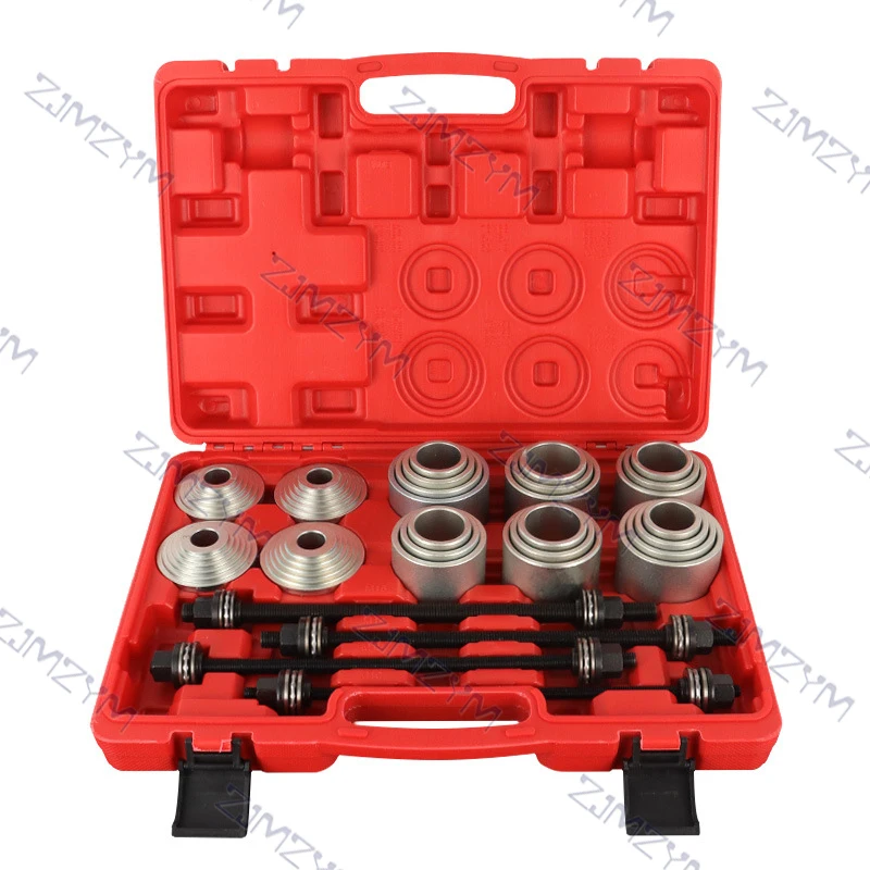 28Pieces/Set Automotive Universal Rubber Sleeve Replacement Tool Rear Axle Lower Arm Bushing Removal Tool Car Repair Tool