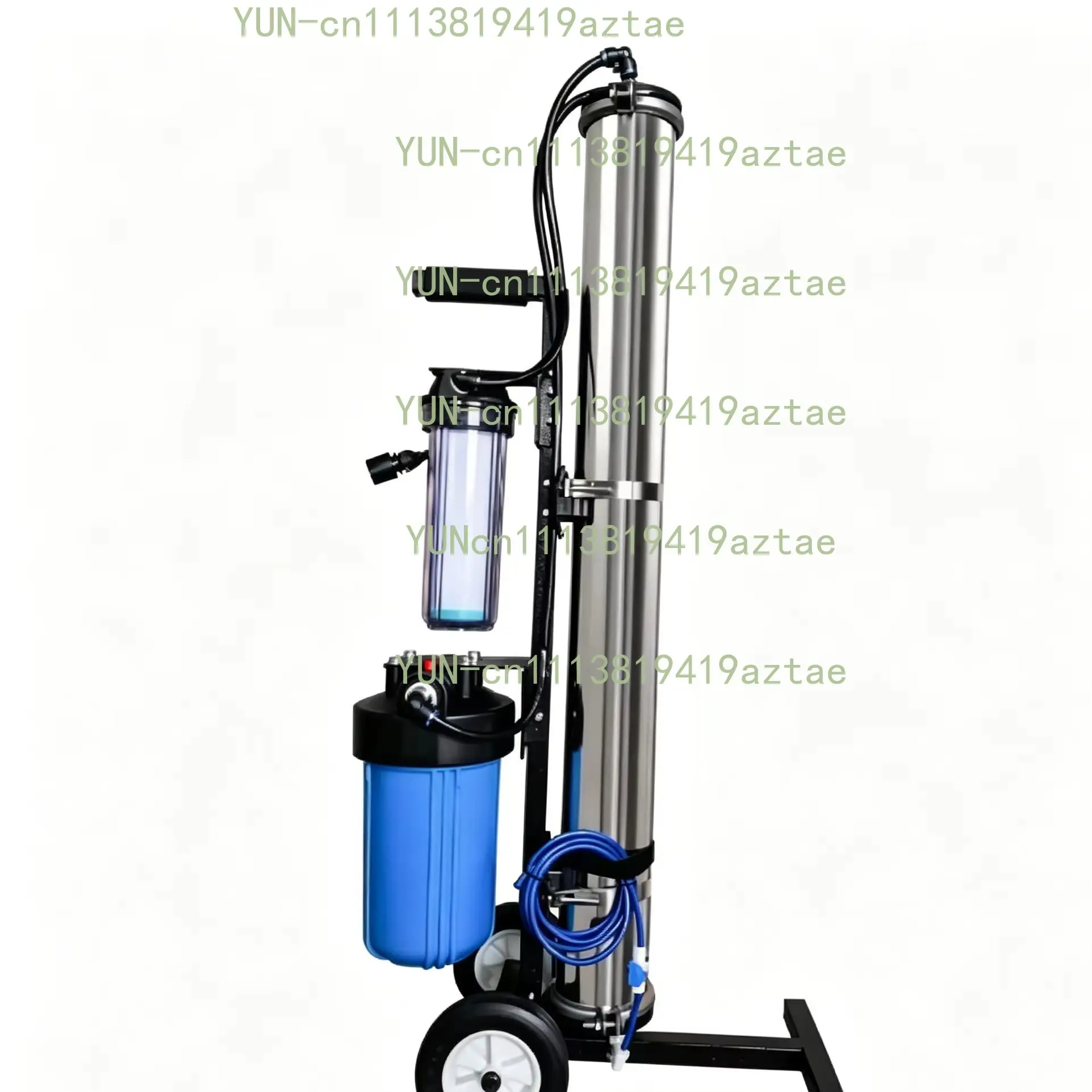 Portable 3-Stage Reverse Osmosis Water Filter System, RO Distilled Water Maker for Automotive Glass Washing Cleaning