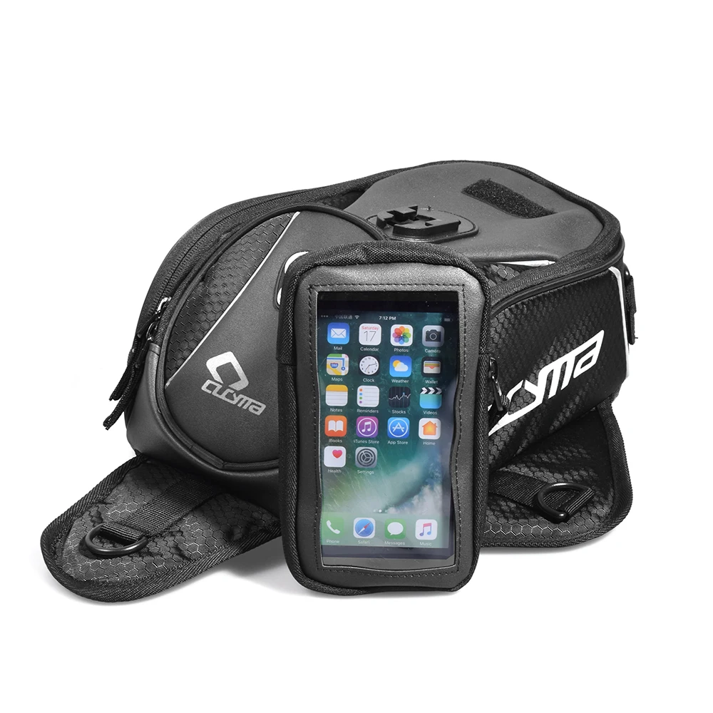 

Motorcycle Magnet Bag Touch Screen Navigation Motocross Fuel Tank Waterproof Locomotive Rear Seat Bag Rider Motorbike Equipments