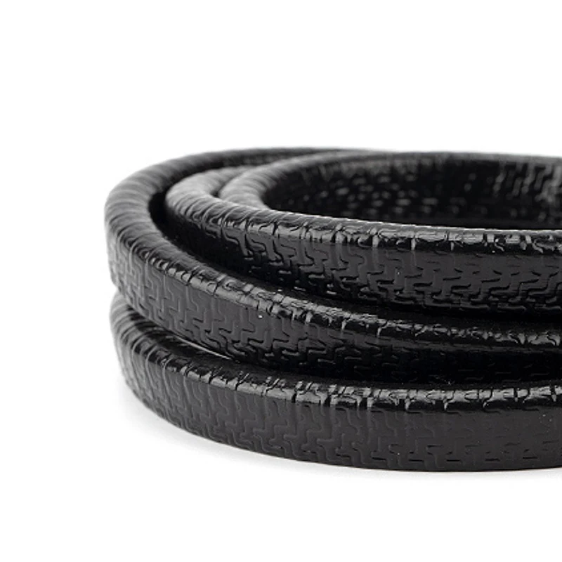 Picture 5: 1M Black U-Shaped Skeleton Sealing Strip Rubber Sealing Strip Car Door Protector Edge Anti Scratch Strip H: 8~19mm W:7~18mm
