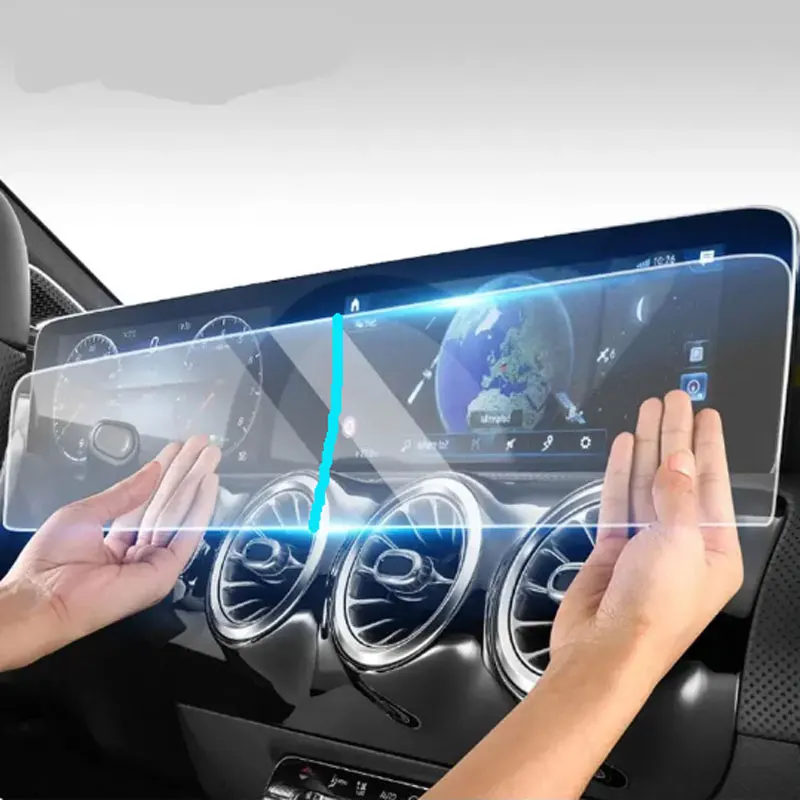 

For Mercedes Benz CLA B Class C118 W247 CLA180/200/220/250 2020+ 10.25Inch Car Navigation Screen Tempered Glass 2019 2020