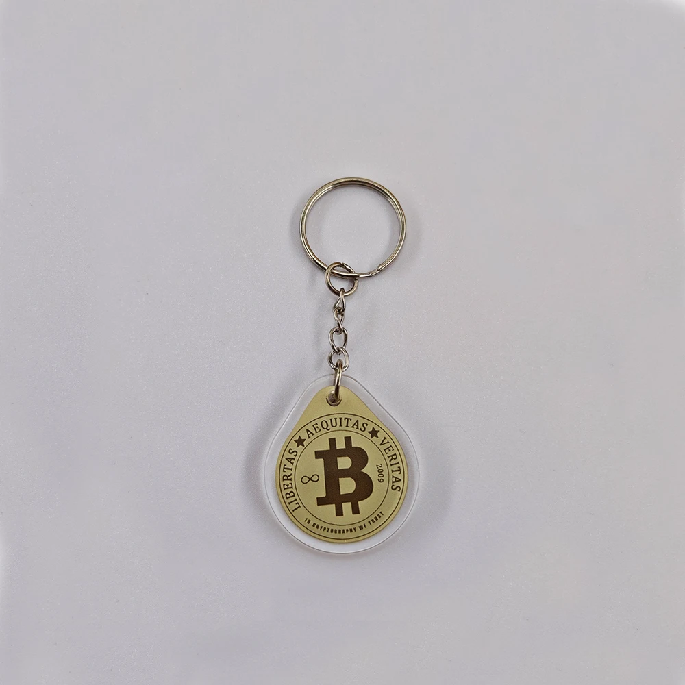 Escape From Tarkov Acryl-Schlüsselanhänger TerraGroup Labs Schlüsselkarten-Anhänger Bitcoin 0.2BTC Schlüsselring für Spielfans Cosplay Taschenanhänger Spielzeug Geschenk – Detail 2