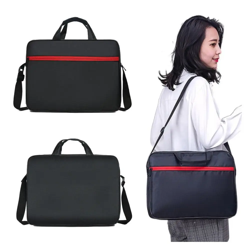 Simple File Folder Bag Crossbody Briefcases Document Large Capacity Business Tote Bolsas Handbag Thicken Laptop Handbag Men