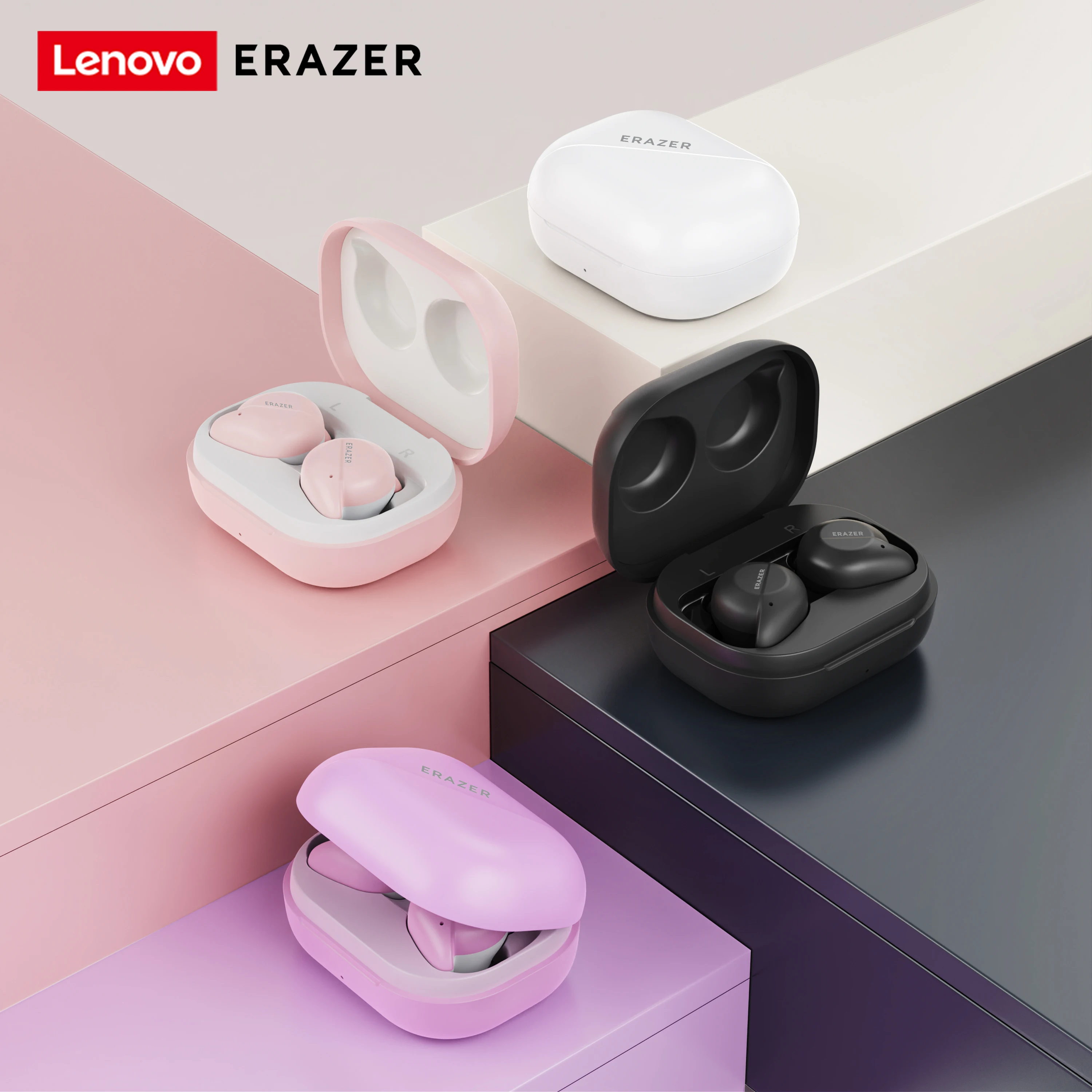 Lenovo ERAZER XT91 OWS Wireless Headphones Bluetooth 5.4 Earbuds Sport Earphone with Mic Button Control Noise Reduction Earhooks