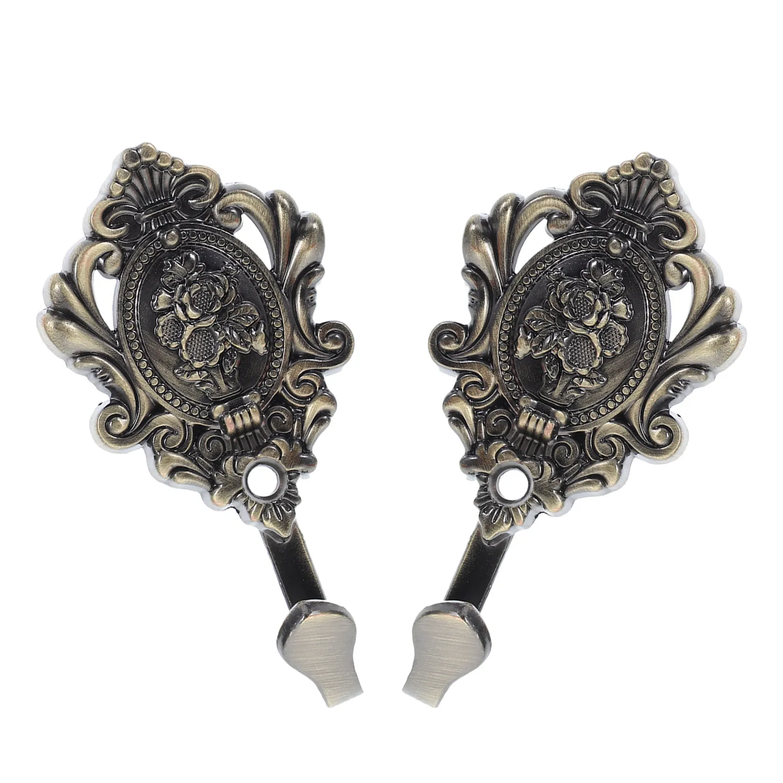 2Pcs Black Vintage Metal Embos - огляд і ціна Home Bathroom Organizer