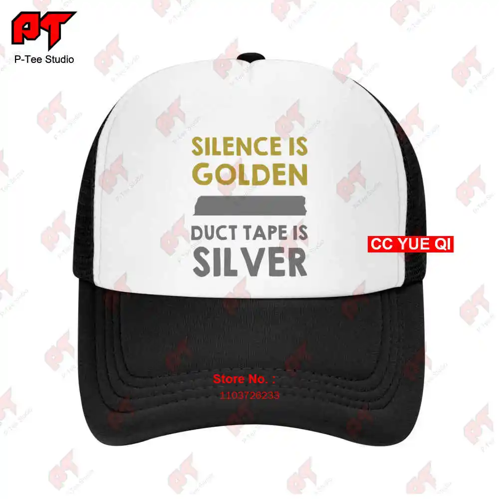 UVMZ Golden Baseball Caps, Cap Truck, silêncio é