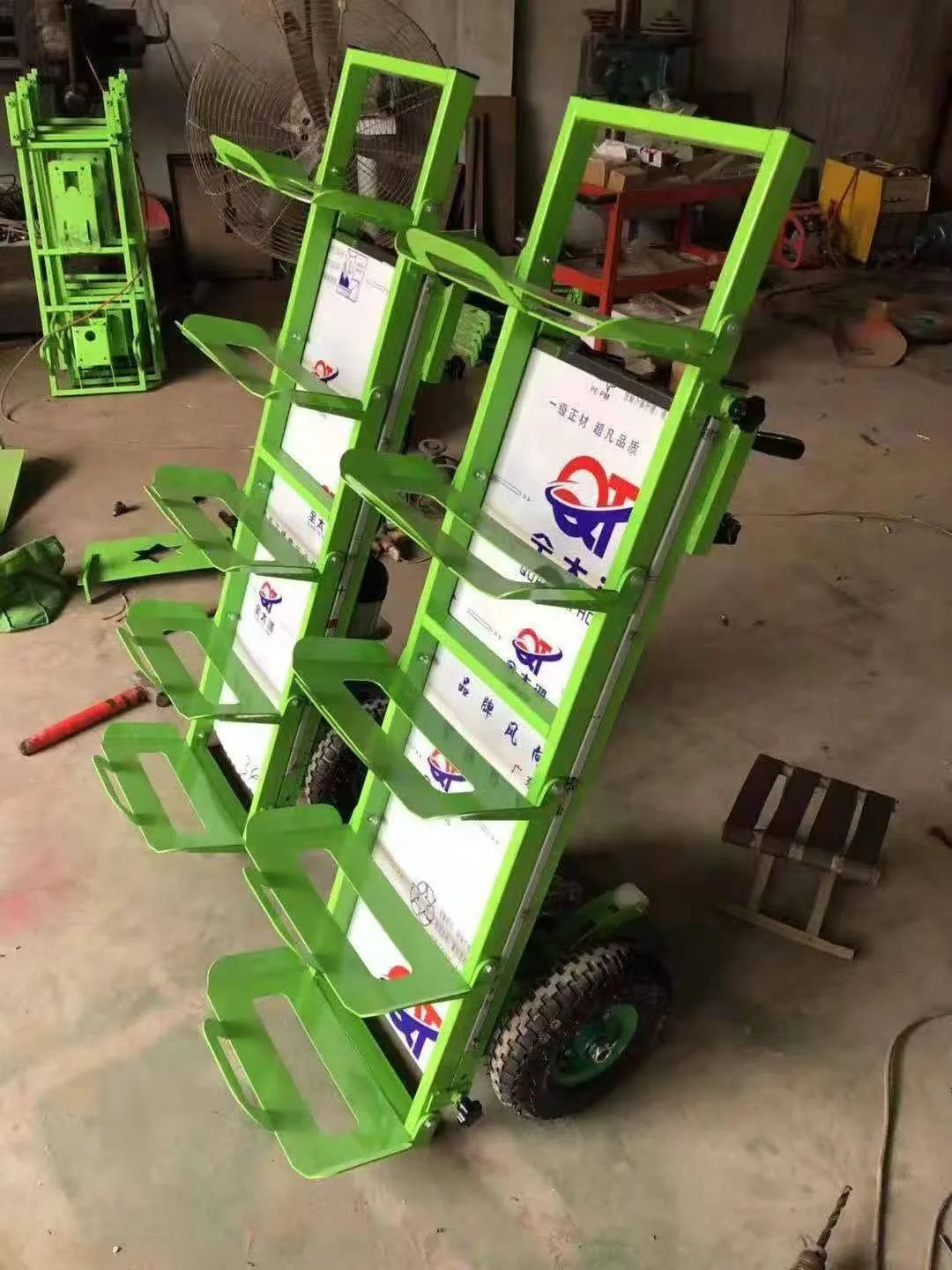 Electric Stair Climbing Machine Crawler Type Folding Steel Platform Lift Mobile Handling Tool  Handcart