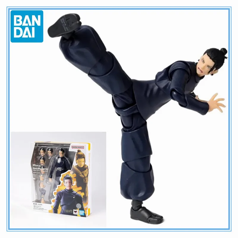 brand new Original Genuine Bandai Anime Jujutsu Kaisen Suguru Geto Tokyo Jujutsu High School SHF Model Toys Action Figure Gift